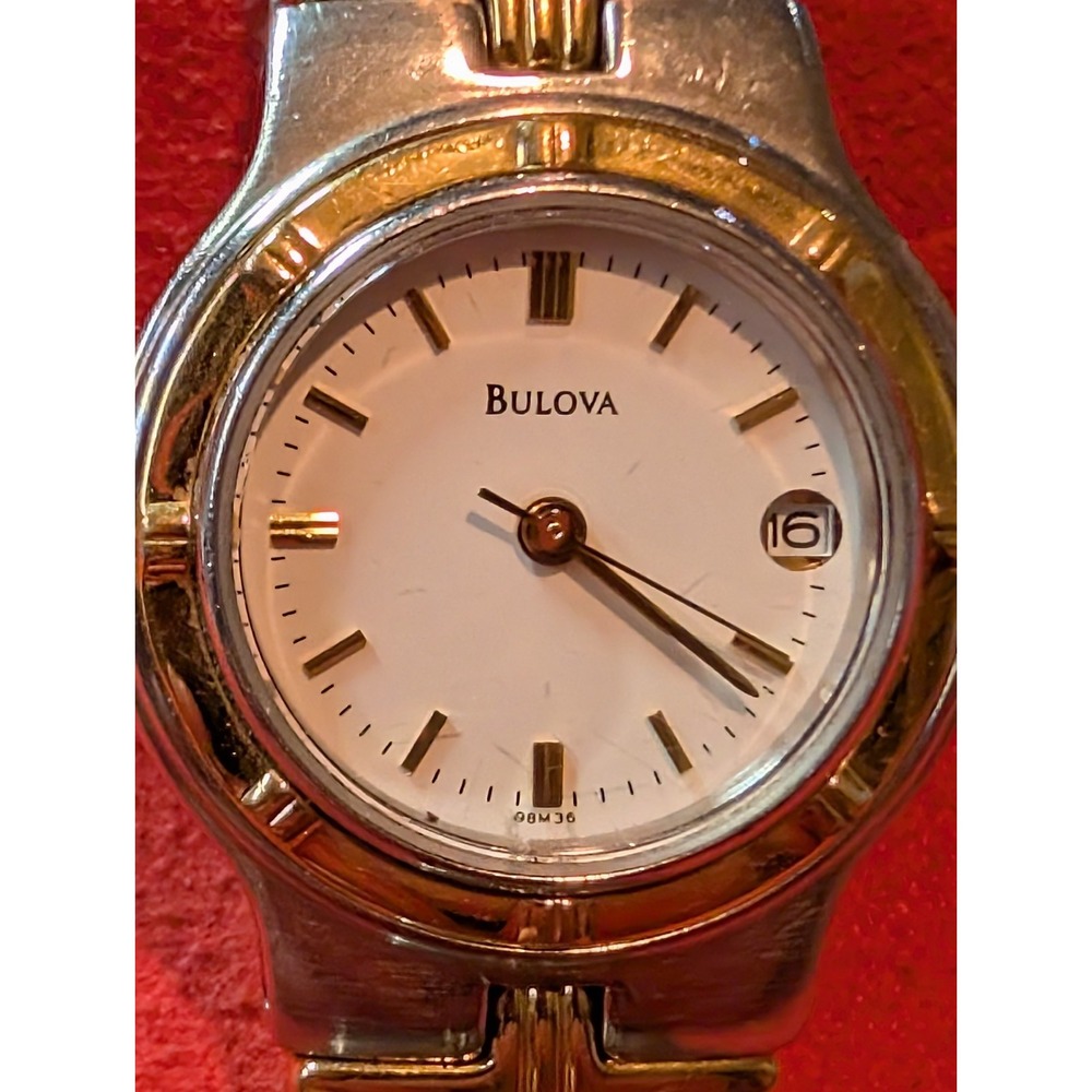 Bulova Classic Ladies Silver-White Dial Watch 98M105